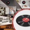 Smallterm European Retro Nostalgic Ultra-Quiet Clock Vinyl Record Personality Wall