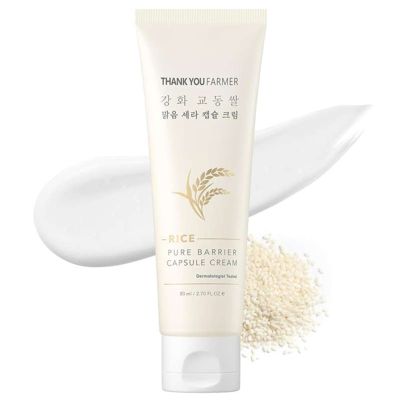 THANK YOU FARMER Rice Pure Barrier Capsule Cream, Crema Hidratante