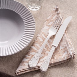 Casaviva® Set of 6 Extra Soft Satin Napkins 40 x 40 cm (Bronze Foil)