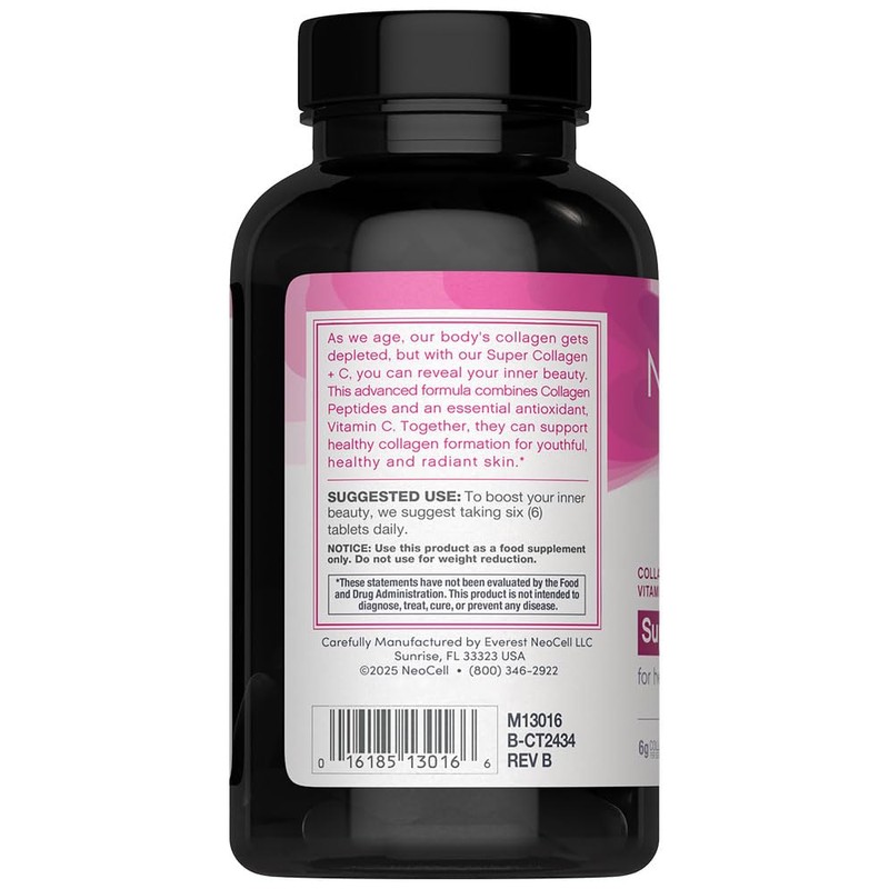 NeoCell Super Collagen Plus Vitamin C, Skin, Hair and Nails