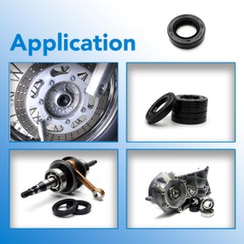 Parts and Parts Shaft Seal 17 x 29 x 7 mm NBR 70 DIN 3760 ISO 6194