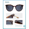 SojoS Classic Retro Round Sunglasses for Women and Men Big
