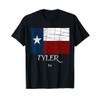 TYLER TX - Distressed Flag, Vintage Texas Tee T-Shirt