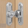 Sliding Door Locks, 90/180 Sliding Door Bolt for Sliding Doors,