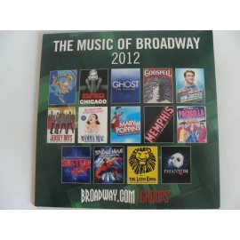 Music of  Broadway 2012  14 Songs   2 cds  NEW  Original Casts  Collectors Item