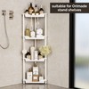 Orimade Shower Caddy Round Adhesive Replacement Stickers Shelf Basket Strips