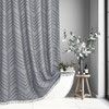 Siiluminisoy Extra Long Grey Boho Shower Curtain with Tassel, Woven