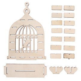 Wooden Chocolate Display Stand Bird Cage Style Dessert Display Shelves Decoration for Wedding Party Decoration