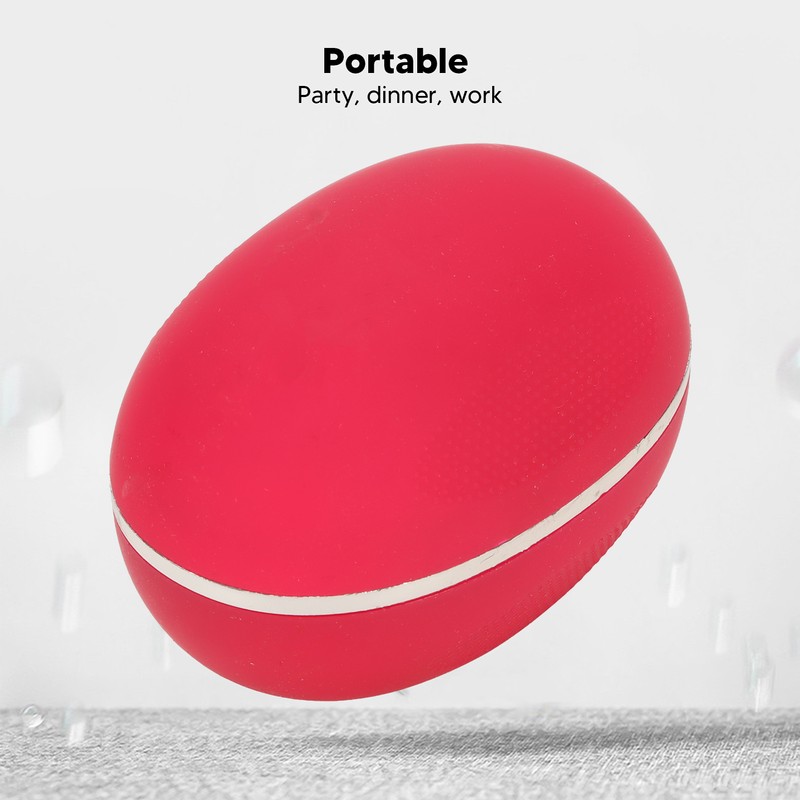 Flat Top Makeup Brush Goose Egg Shaped Clean Pores Face