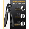 BEZOX Toenail Clippers for Seniors – Upgraded Long Handled Curved