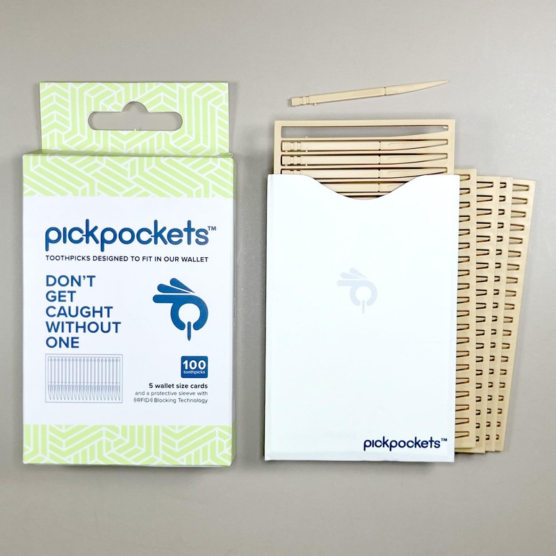 pickpockets® 100 count – First interdental toothpicks designed to fit