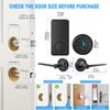 Fingerprint Door Lock with 2 Lever Handles - keyless Entry