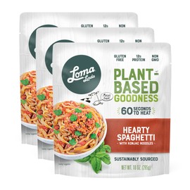 Loma Linda - Plant-Based Complete Meal Solution Packets (Hearty Spaghetti (10 oz.), 3 Pack)