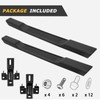 CALLIERT 6 Inches OE Style Running Boards, Matte Black Side