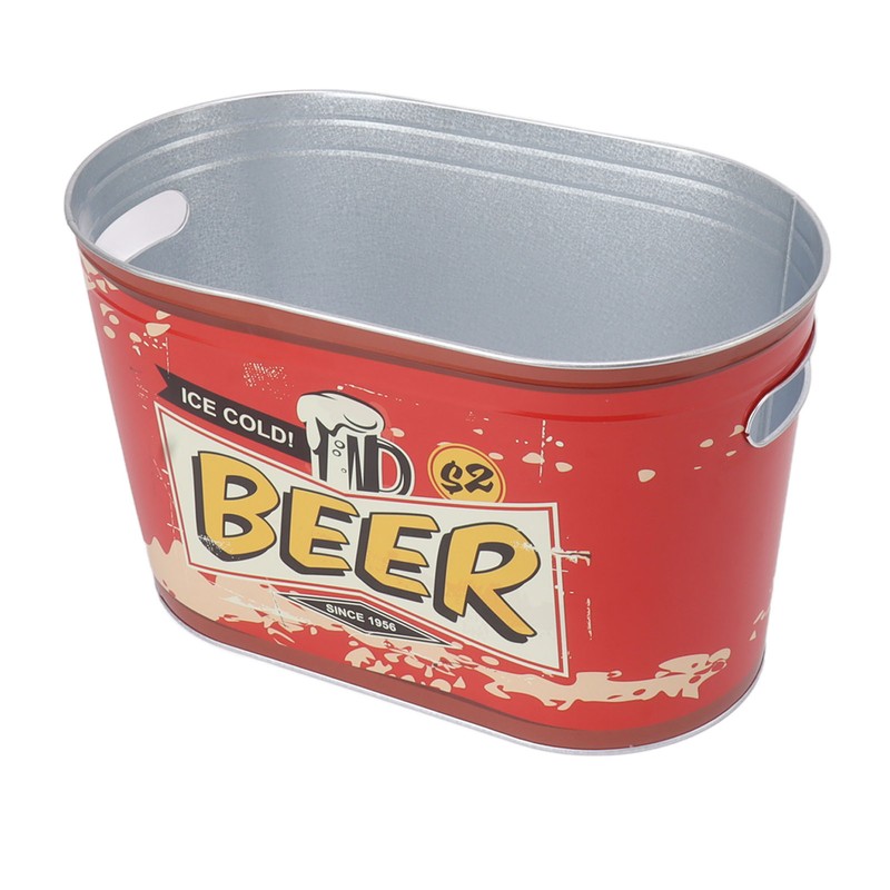 Printed Beverage Ice Bucket Universal Rust Protection Large Calibre Ice