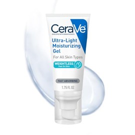 CeraVe- Gel hidratante ultraligero | Gel hidratante facial con ceramidas, niacinamida y ácido hialurónico