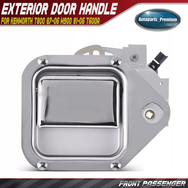 Unbranded Front Passenger Chrome Exterior Door Handle for Kenworth T800