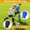2 Pairs Soccer Shin Guards Shin Pads Extra Lightweight Slide