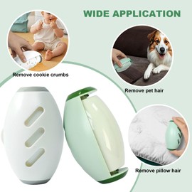 MPXEAVG 2 Pcs Fusselrolle Wiederverwendbar, Lint Roller Ball, Fusselrolle Abwaschbar, zur Entfernung von Tierhaaren, für Kleidung, Möbel, Teppiche, Betten und Sofas