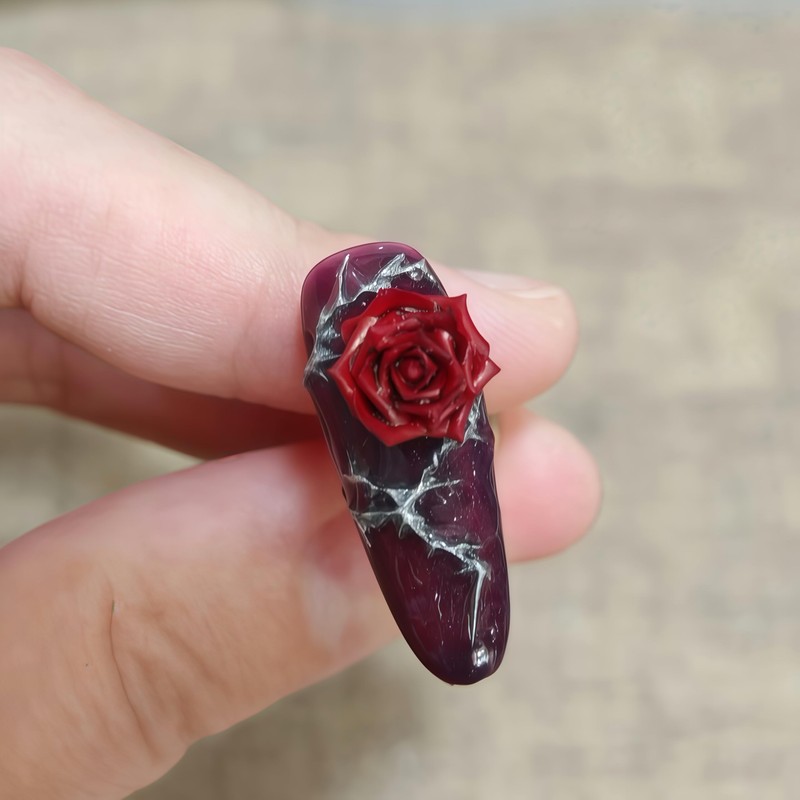 3D Nail Molds Thorns Design, Silicone Tool Art Y2k Decoration