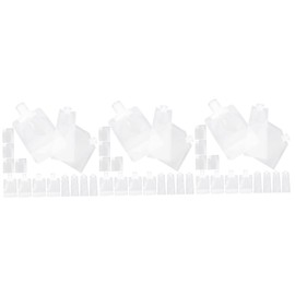 Minkissy 45pcs Refillable Lotion Pouch Portable Makeup Cream Storage Bags for Travel and Squeeze Containers for