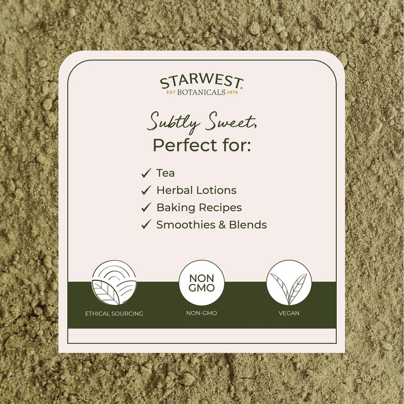 Starwest Botanicals Organic Chamomile Flower Powder - Dried Loose Leaf