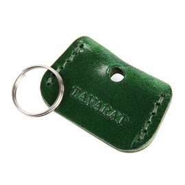TAVARAT Key Cover, Genuine Leather, Key Cap, Made in Japan, Himeji Leather, Key Cover with Double Cans (Large-Green), Large size, green
