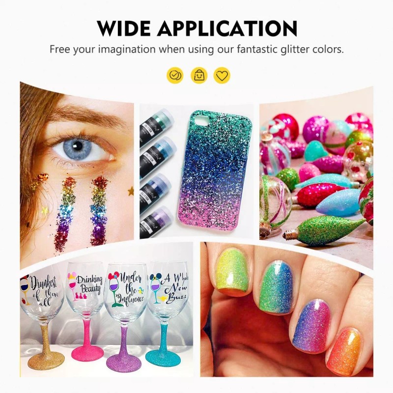 Magicfly Brillos Set 50 De 10g Cuerpo Maquillaje Glitter Magicfly