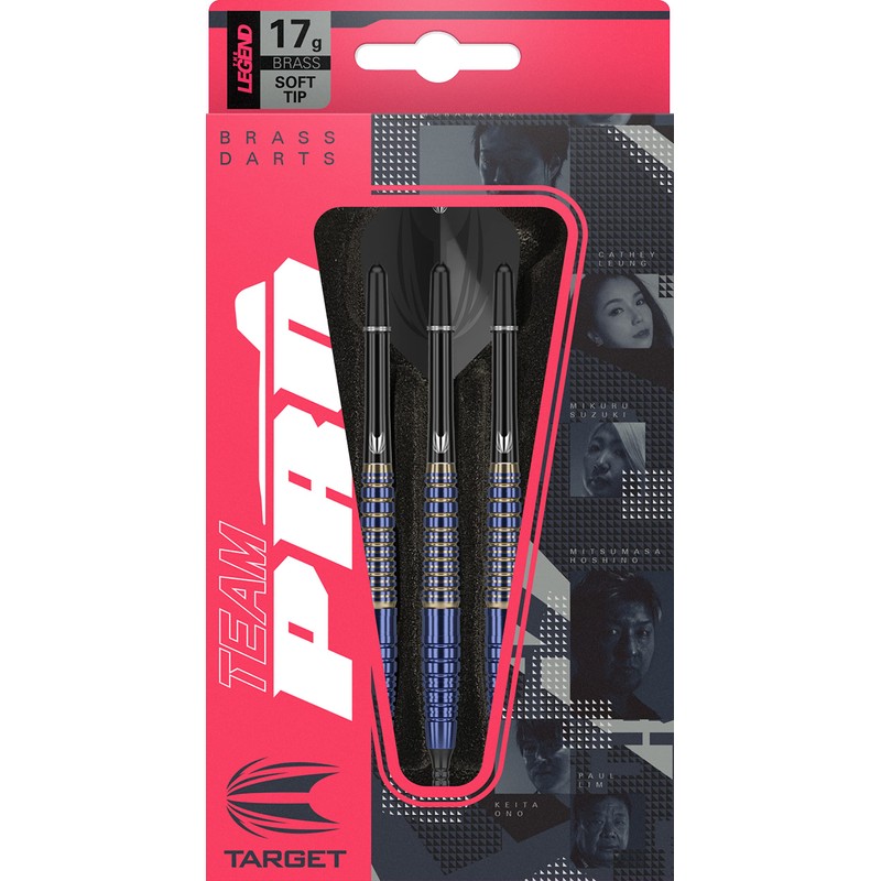 TEAM PRO Series PAUL LIM BRASS 17G 2BA Brass Darts