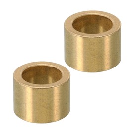 PATIKIL M14 Brass Spacer, Pack of 2 Metal Spacers Brass 14 mm ID x 20 mm OD x 15 mm L Brass Spacer Screw Spacer for 5/9 Inch or M14 Screw