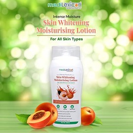 Medilexicon Skin Whitening Moisturising Lotion with Peach milk extracts & Vitmain E, 200ml