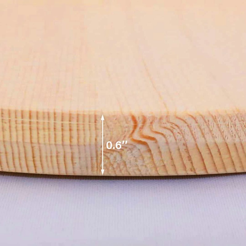 TIKUSAN Wooden Cooking Drop Lid Otoshibuta Made in Japan (6.3")