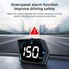 Shkalacar Head Up Display MPH Speed Meter, GPS Speedometer Universal
