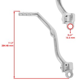 Caltric 13064-0015 Kick Start Lever For Kawasaki KX250F 2004