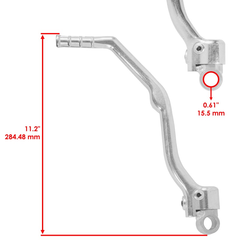 Caltric 13064-0015 Kick Start Lever For Kawasaki KX250F 2004