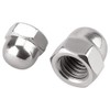1/2-13 Acorn Hex Cap Nuts (10 pcs), 304 Stainless Steel