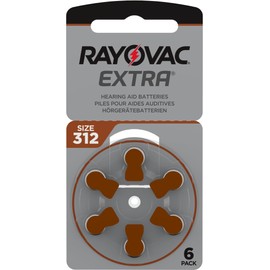 Rayovac Rayovac Extra Advanced mit Active Core Technology, Neuste Generation an Hörgerätebatterien, Größe 312