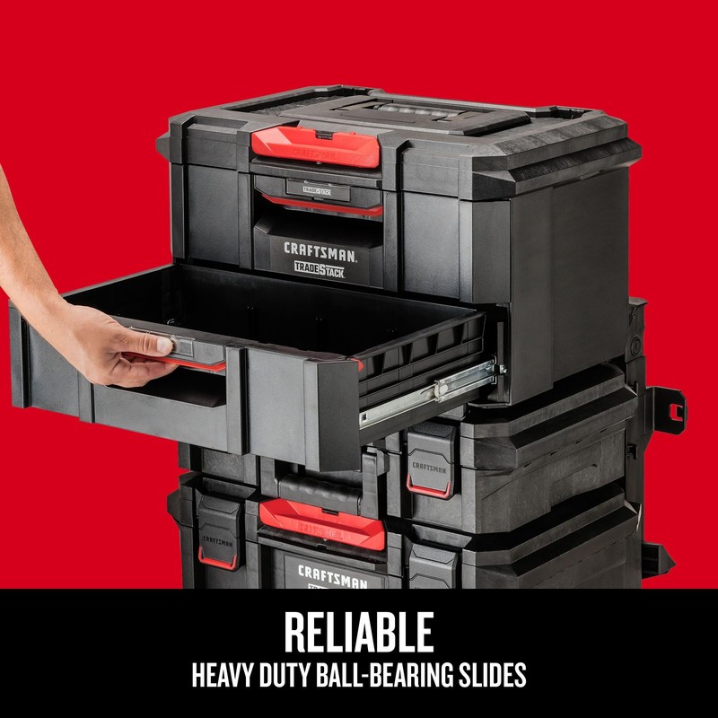 CRAFTSMAN TRADESTACK Tool Box, Tool Organizer, Drawer Unit (CMST21404)