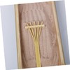 Toyvian Bamboo Rake Five Teeth Rake Sand Table Rake Mini