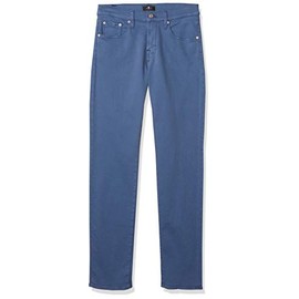 7 For All Mankind Mens Jeans Slimmy Straight Leg Denim Pant, Slateblue, 28W x 34L