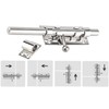 Litensh Heavy Duty Sliding Gate Latch Bolt Door Lock with