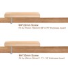 sourcing map Wood Pull Handles, 6pcs 64mm/2.52" Hole Distance Wooden