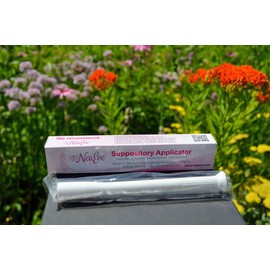 NeuEve® Vaginal Suppository Applicator, Reusable (1/Pack) – 3.5/8” Internal Diameter – Fits Most Brands, Pills, Tablets, Capsules, and Vitamin E Suppositories – Not for Cream – Easy Clean