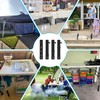 3-LEVEL Adjustable Table Leg Risers, Highly Durable Steel Folding Table