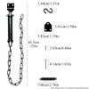1PCS Screen Door Chain, Heavy Duty Hardware Door Stopper Chain