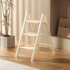Frezon 3 Step Ladder, Folding Stool With 20CM Widened Pedal,