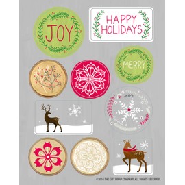 The Gift Wrap Company 15 Count Fawned Boxed Holiday Cards, Small