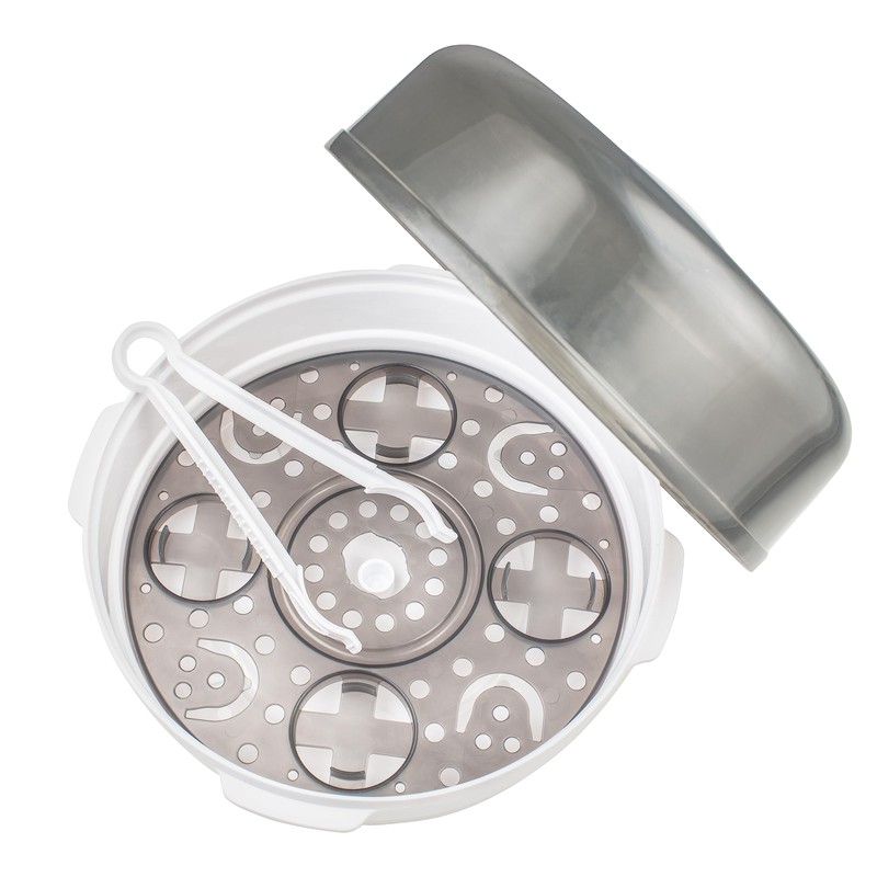 Dr. Brown's Microwave Steam Sterilizer for Baby Bottles, Nipples, Bottle