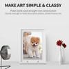3 Pack Plate Stands for Display,4.5 Inch Picture Stand Black