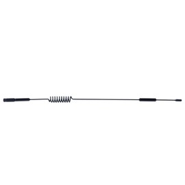 Orivin 3 Pack Easy Install Black Metal Simulation Antennas for 4 RC Crawler Car Decoration Accessories